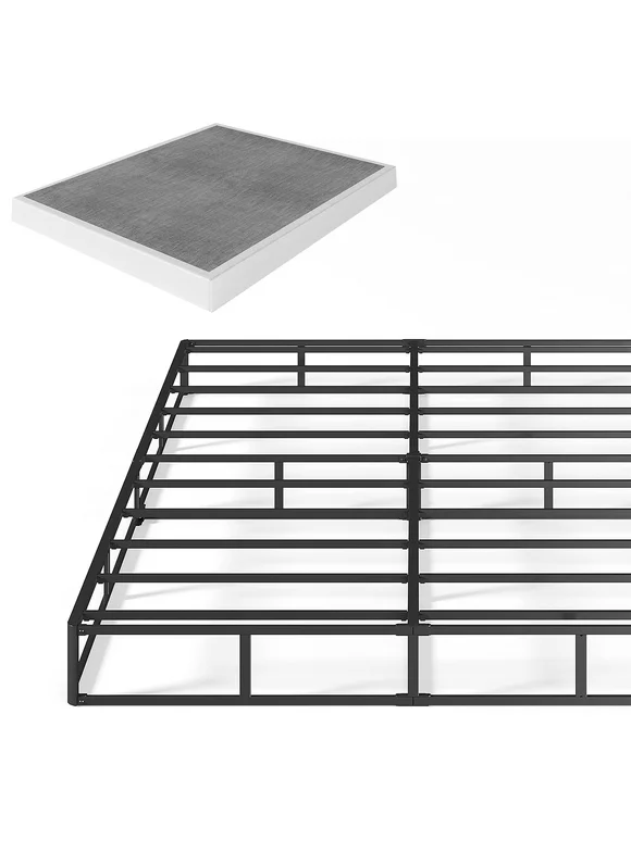 QFTIME 9" Metal King Box Spring, Mattress Foundation, Heavy-Duty, Easy Assembly
