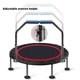 image 7 of Kimloog 48IN Folding Fitness Trampoline Indoor Trampoline For Adults And Children