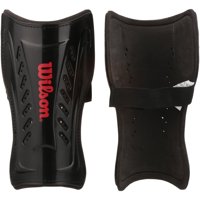 Wilson Black and Red Shin Guard ( With Velcro Closure Straps)