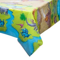 Dinosaur Plastic Party Tablecloth, 84 x 54in