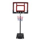 Court Height Adjustable Portable Basketball System, 33 Inch Backboard for Youth Kids Outdoor Indoor Basketball Goal Game Play