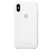 Apple Silicone Case for iPhone XS - White