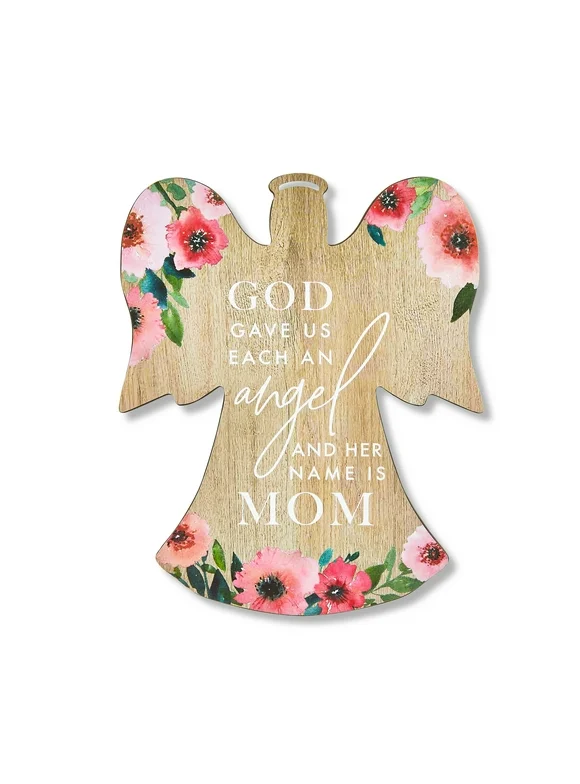 Mother's Day Hanging Angel Plaque, 10" inch, by Way To Celebrate