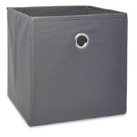 Mainstays Collapsible Fabric Cube Storage Bins (10.5" x 10.5"), 4 Pack, Multiple Colors