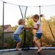 image 7 of Kids Trampoline With Safety Enclosure Net And Ladder, 10x10x8.4ft 661lbs Load Outdoor Recreational Trampoline With Waterproof Jump Pad For Outdoor Toddler Trampolines, Black