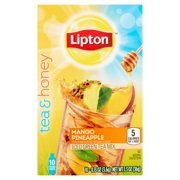 (6 Boxes) Lipton Mango Pineapple Iced Green Tea To-Go Boxesets, 10 ct