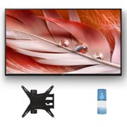 Sony XR55X90J 55" 4K High Dynamic Range Bravia Smart TV with a Walts TV Medium Full Motion Mount for 32"-65" Compatible TV's and a Walts HDTV Screen Cleaner Kit (2021)