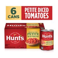 Hunt's Petite Diced Tomatoes, 100% Natural Tomatoes, 87 Oz, 6 Cans