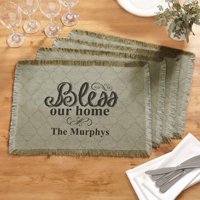 Personalized Bless Our Home Placemat