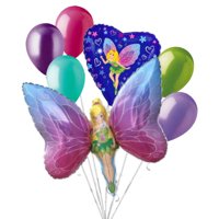 7 pc Fancy Fairy Balloon Bouquet Party Decoration Birthday Tinkerbell Inspired