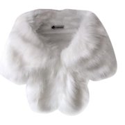 Women Artificial Wool Fox Fur Shawl Autumn Winter Faux Fur Shawl Thick Shawl Cloak