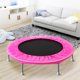 image 0 of 38 Inch Mini Trampoline, Rebounder Trampoline with Safety Tough Springs Pad for Adults and Kids, Indoor Outdoor Body Fitness Exercise Training, Workout Cardio Training Max Load 180lbs,Pink