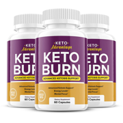 (3 Pack) Keto Burn Keto Advantage - Weight Loss & Appetite Suppressant - Keto Diet Pill Boost Energy & Metabolism, Ketosis Support