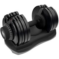 ATIVAFIT Adjustable Dumbbell 27.5/55/71.5 Pounds Fitness Dial Dumbbell with Handle and Weight Plate for Home Gym 1 PCS