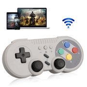 Wireless Controller for Nintendo Switch Pro Windows PC, EEEkit Classic SNES Style Bluetooth Remote Game Pad Gamepad Joystick with USB Charger Cable