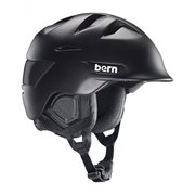 Bern Men's Kingston Snow Helmet, Matte Black w/Black Liner, L/XL