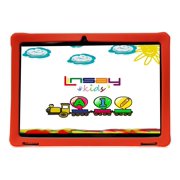 LINSAY 10.1 inch Kids tablets 2GB RAM 32GB Android 10 WiFi Tablet for kids, Camera, Apps, Games, Learning Tab for Children with Red Kid Defender Case