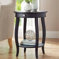 Better Homes & Gardens Round Accent Table with Drawer, Multiple Colors