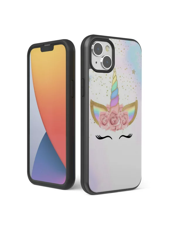 Bemz Dual Layer Hybrid Cover Case Compatible with iPhone 14 - Fantasy Unicorn