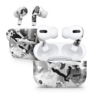 Desert Snow Camouflage V2 - Skin Decal Vinyl Full-Body Wrap Kit Compatible with the Apple Airpods AirPods 2nd Generation with Wireless Charging Bluetooth Wireless Headphones
