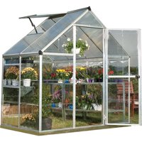 Palram Hybrid - Multiple Sizes - Silver - Walk-In Greenhouse
