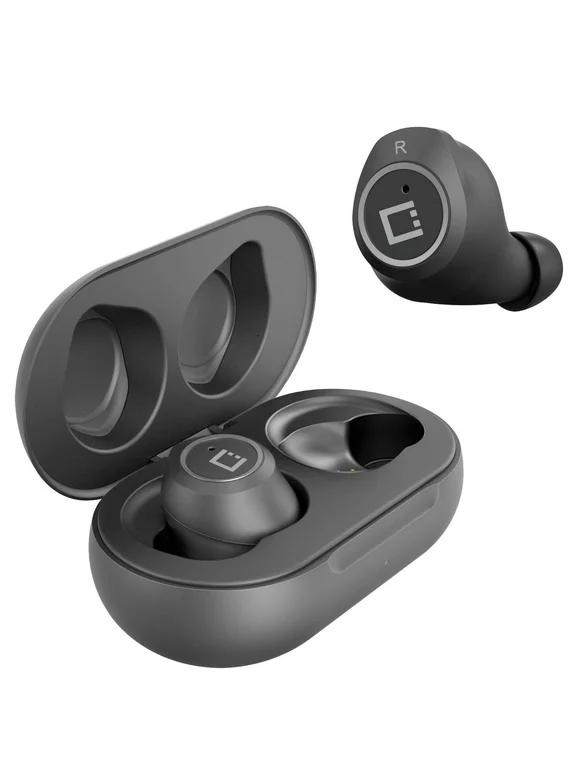 Cellet Wireless Earphones for Moto G Stylus 5G - (V5.0 In-Ear TWS Earbuds with Charging Case and Touch Tool) - Black