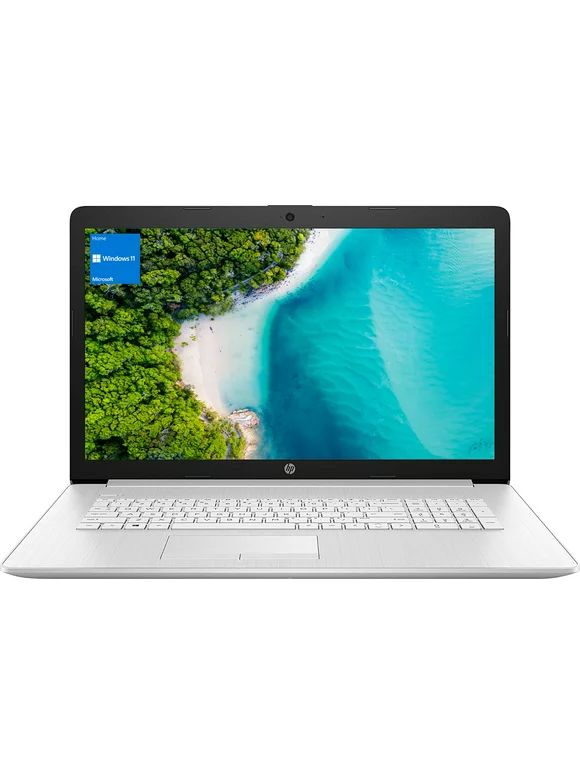 Newest HP Laptop, 17.3" HD+ Display, Intel Core i3-1115G4 Processor, 8GB RAM, 256GB PCIe SSD, Webcam, Bluetooth, Wi-Fi, HDMI, RJ-45, Windows 11 Home, Silver