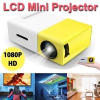 Portable Mini Pocket LED Projector Full HD 1080P Home Theater Cinema Multimedia HDMI AV USB SD TF Card, YG300