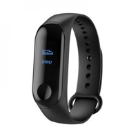 Promotion Clearance!M3 Color Screen Wristband USB Charging Smart Bracelet IP67 Waterproof Bluetooth 4.0 Smartbands Alarm Reminder Sports Step