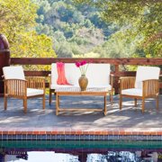 Maryann 4-piece Outdoor Acacia Sofa Set