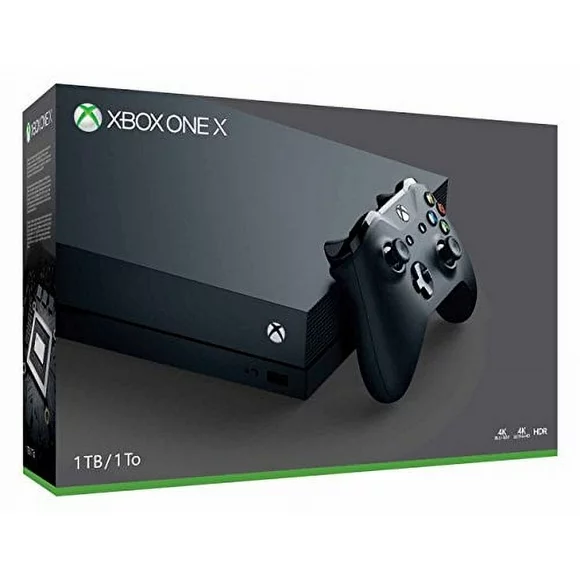 Daily Saves Premium Used Microsoft Xbox One X 1TB Console, Black, CYV-00001
