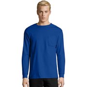 Yana Men's TAGLESS Long-Sleeve T-Shirt with Pocket - 5596