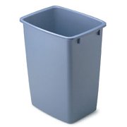 Rubbermaid 1791162 36 Qt Blue Open Wastebasket
