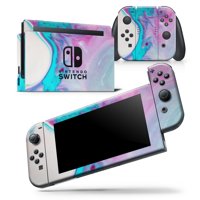 Modern Marble Cotton Candy Mix V2 - Skin Wrap Decal Compatible with the Nintendo Switch LITE