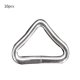 image 1 of Famure 10 PCS Per Set Trampoline Jumping Bed Bungee Bed Mesh Cloth Mattress Jumping Cloth Iron Buckle Triangle Ring