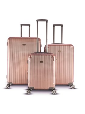 Gabbiano Genova Collection 3 Piece Hardside Spinner Luggage Set