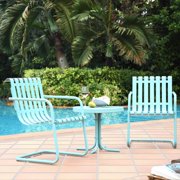 Crosley Furniture Gracie 3-Piece Metal Outdoor Conversation Seating Set