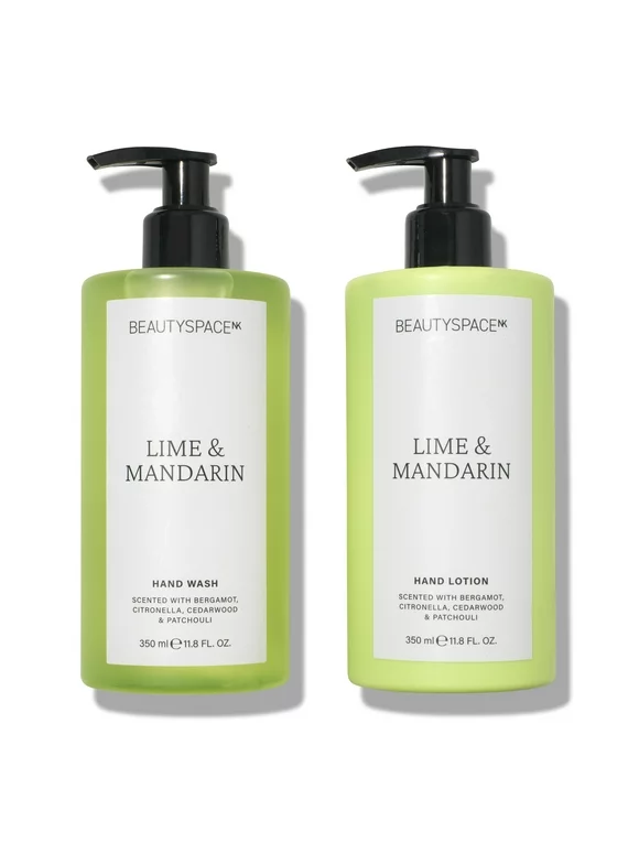Beautyspace NK Lime and Mandarin Hand Wash and Hand Lotion Duo