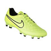 NIKE JR TIEMPO RIO II FG-R Youth Molded Soccer Cleats Yellow Punch Black 1.5 Y