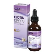 Life-Flo Biotin Drops 10000 mcg with 200 IU Vitamin D | Liquid Biotin for Healthy Hair Growth & Nails | Natural Vanilla Flavor | 60 Servings