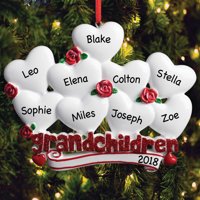 Nine Grandchildren Personalized Ornament