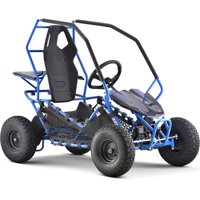 MotoTec Maverick Electric Go Kart 36v 500w Blue