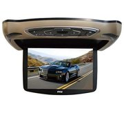 Pyle PLRD146 13.3" Car Overhead LCD Screen Display Monitor, DVD Player, USB/SD
