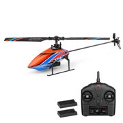 Wltoys XKS K127 RC Helicopter Remote Control Helicopter for Beginners 6-axis Gyro Single Blade RC Aircraft RC Plane Fixed Height 4CH RTF