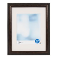 Mainstays Antique Bronze 11x14 Matted for 8 x 10 Picture Frame