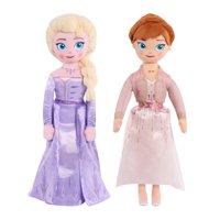Disney Frozen 2 Small Plush, Anna & Elsa, Plush Basic, Ages 3 Up, by Just Play