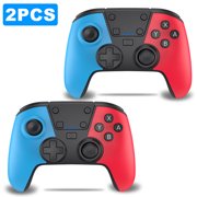 TSV 2/1Pack Wireless Controller for Nintendo Switch/Switch Lite, Wireless Remote Gaming Pro Controller Joypad Gamepad Fit for Nintendo Switch Console