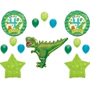 Dinosaur 4th Happy Birthday Party Balloons Decorations Supplies T-Rex