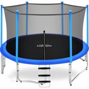 Zupapa 14FT Kids Trampoline 425LBS Weight Capacity with Enclosure net Include All Accessories Outdoor Backyard Trampoline
