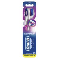 Oral-B Pro-Flex Stain Eraser Manual Toothbrush, Soft, 2 ct - 2 Pack